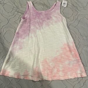 Kids Tie-Dye Dress in Pink and Purple